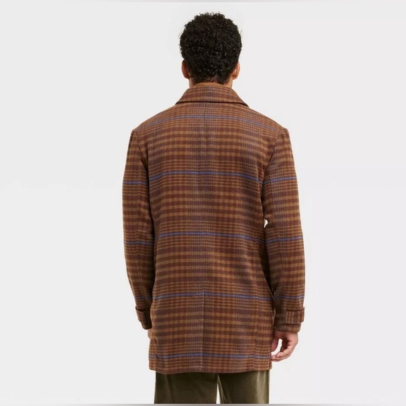 NEW Houston White Adult Unisex Button Up Winter Wool Pea Coat Jacket Size Small - Picture 2 of 11